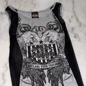 Harley Davidson Bling Top